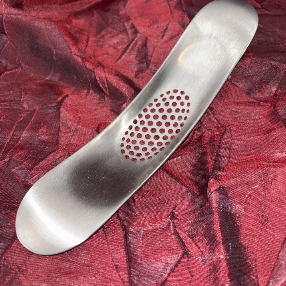 Joseph Joseph Garlic Rocker Crusher Mincer Press Brushed Stainless Steel EUC‎